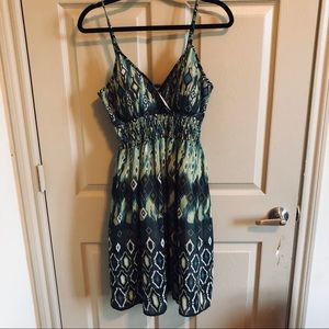 Green Patterned Dress